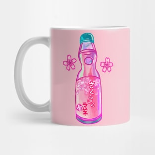 kawaii sakura ramune drink pink japanese cherry blossom aesthetic Mug